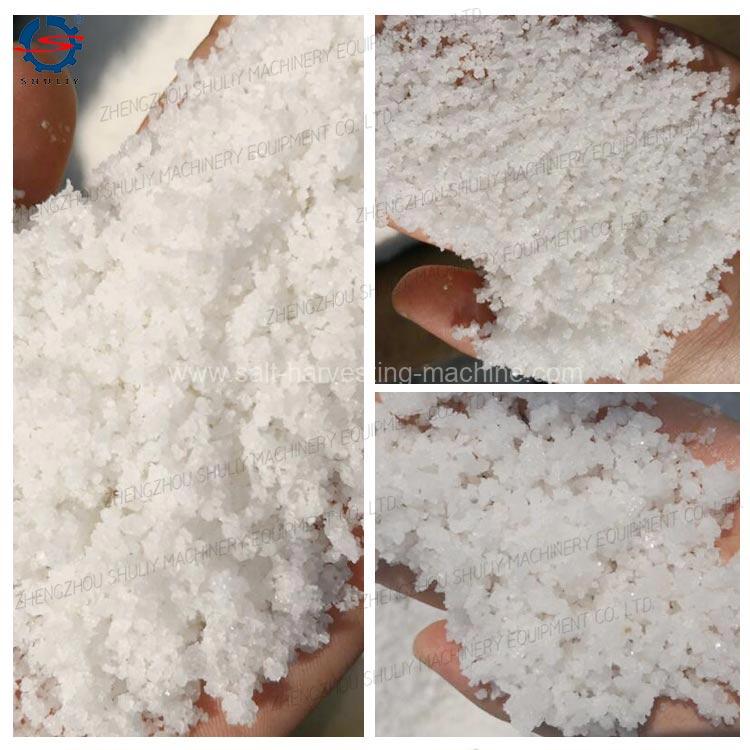 Final products of edible salt refinery machine