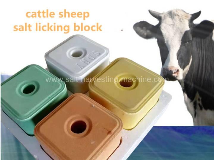 Cattle sheep salt licking block